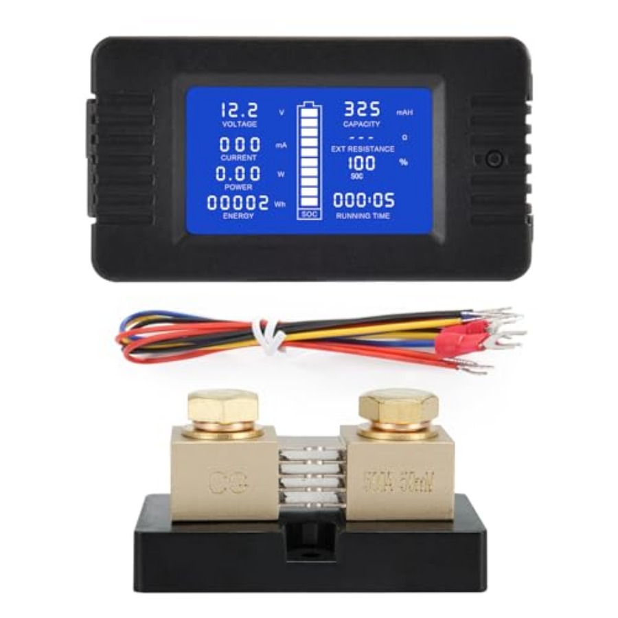 Multimeter Digital - DC Multifunction Battery Monitor Meter with
