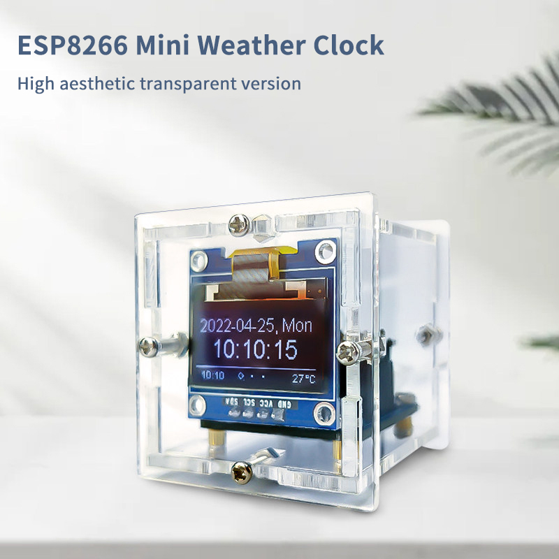 ESP8266 Mini Weather Clock Kit - Diy Electronics For Beginners 리뷰 및 가격