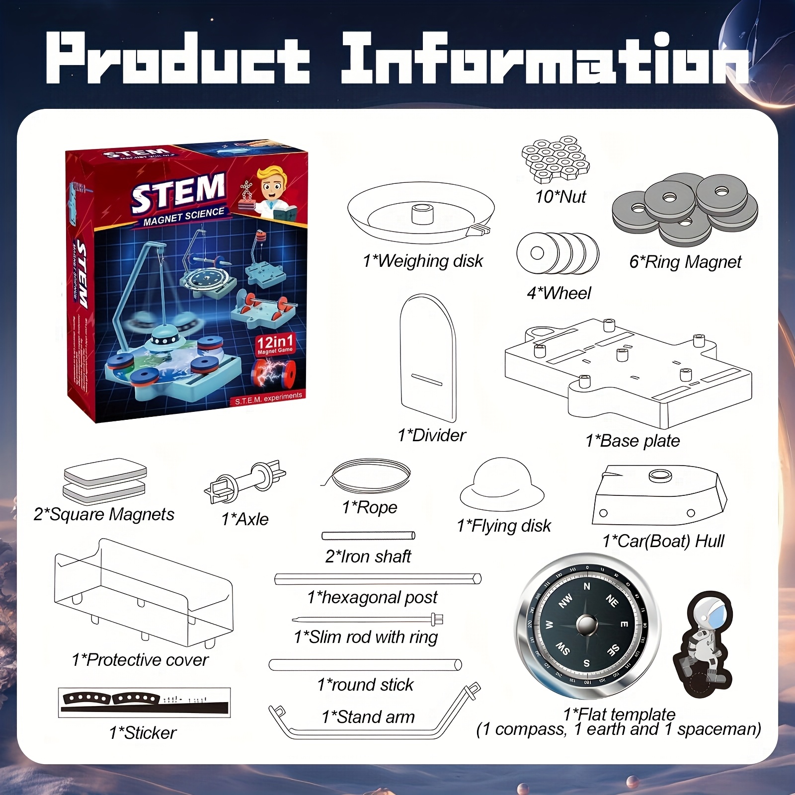 STEM Physics Kit – 12-in-1 Ant - Diy Electronics For Kids 리뷰 및 가격