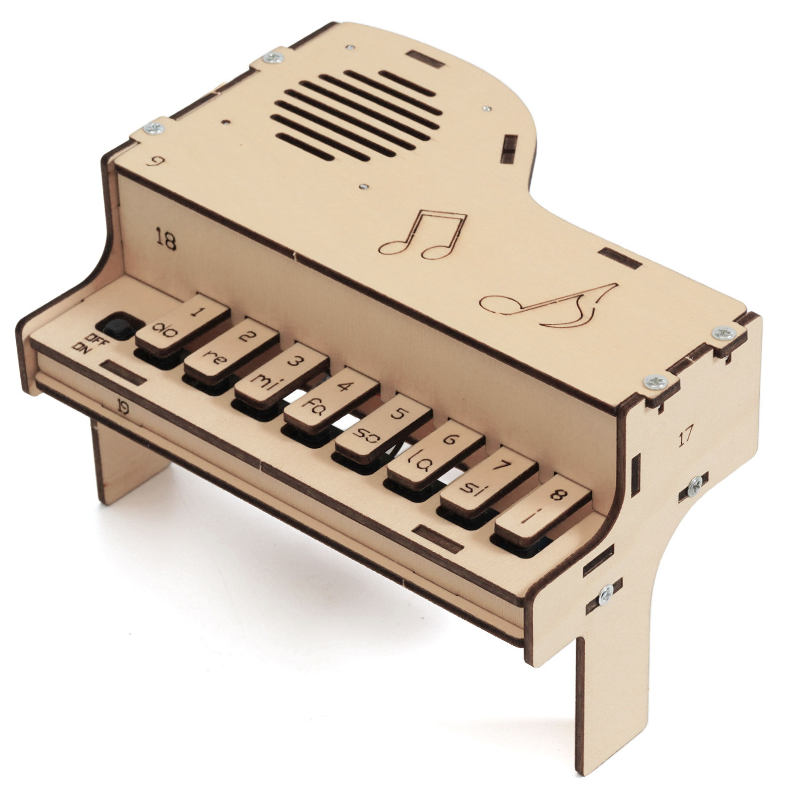 DIY Wooden Electronic Piano Mo - Diy Electronics For Kids 리뷰 및 가격