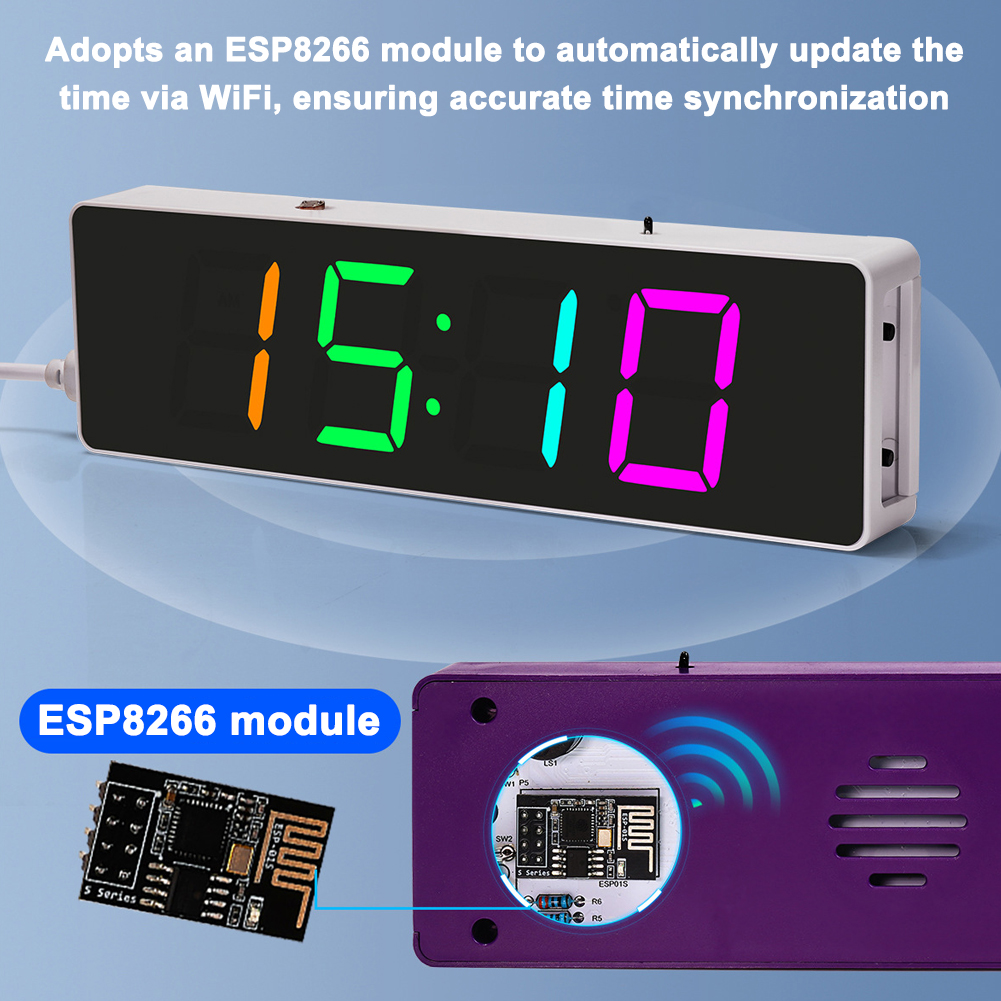 ESP8266 IoT Colorful WiFi Cloc - Diy Electronics For Beginners 리뷰 및 가격