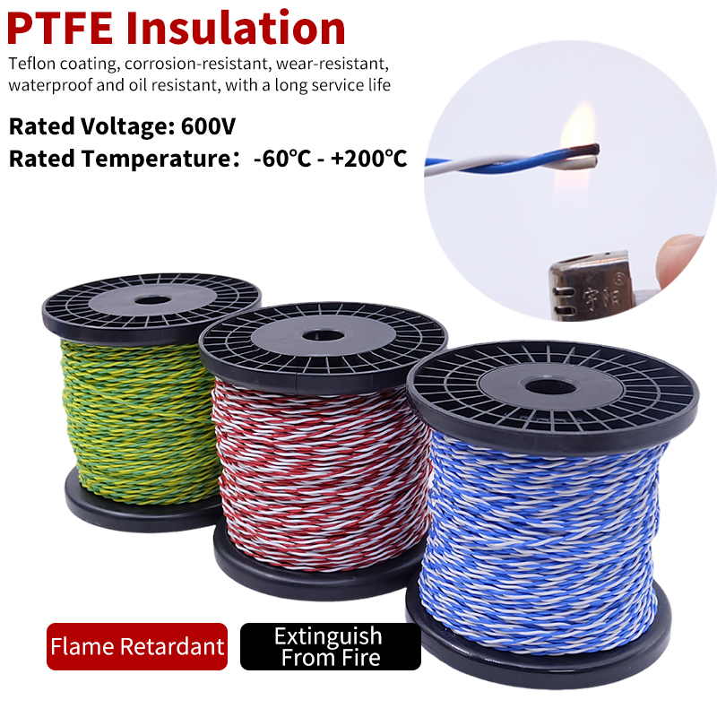 PTFE Wire AFS200 2pins 26/25/2 - Diy Electronics Audio 리뷰 및 가격