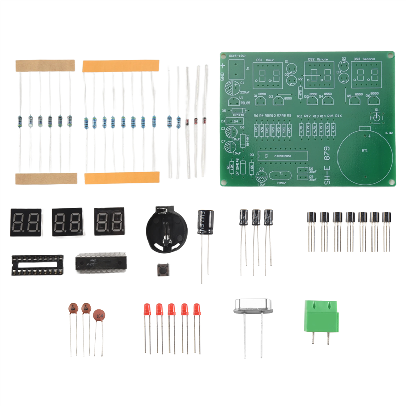 Stylish-AT89C2051 6 Digital LE - Diy Electronics Flux 리뷰 및 가격