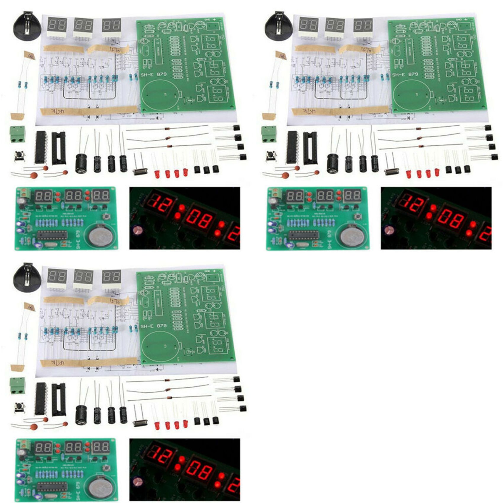 T31C-3 Set AT89C2051 6 Digital - Diy Electronics Flux 리뷰 및 가격