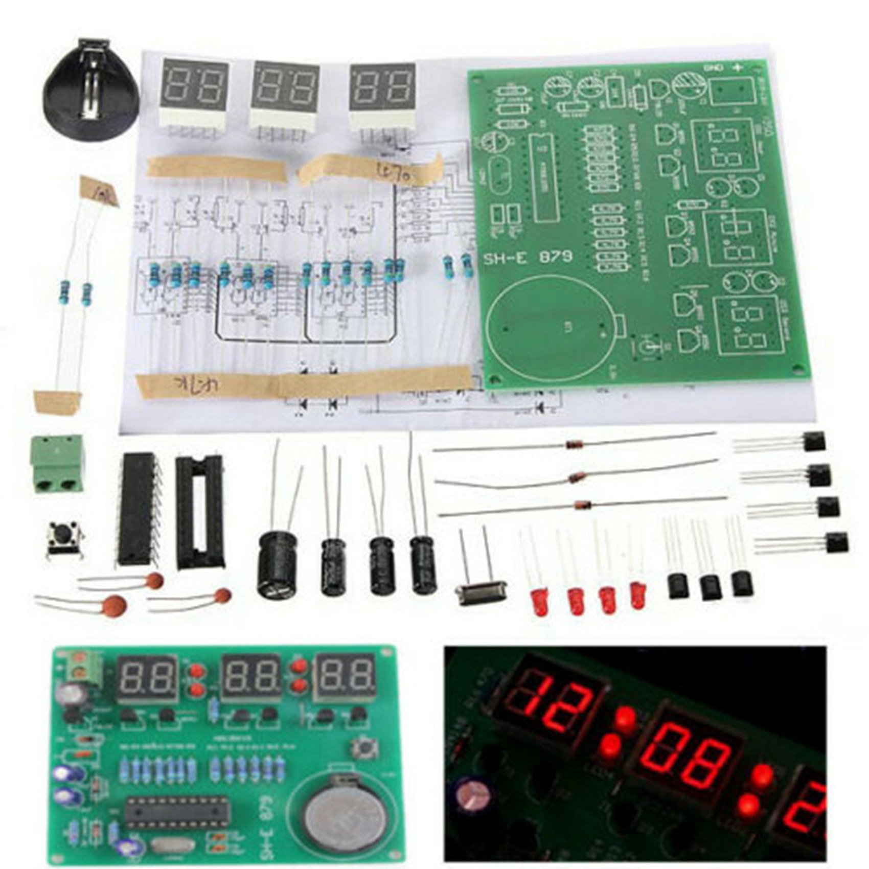 T31C-3 Set AT89C2051 6 Digital - Diy Electronics Flux 리뷰 및 가격