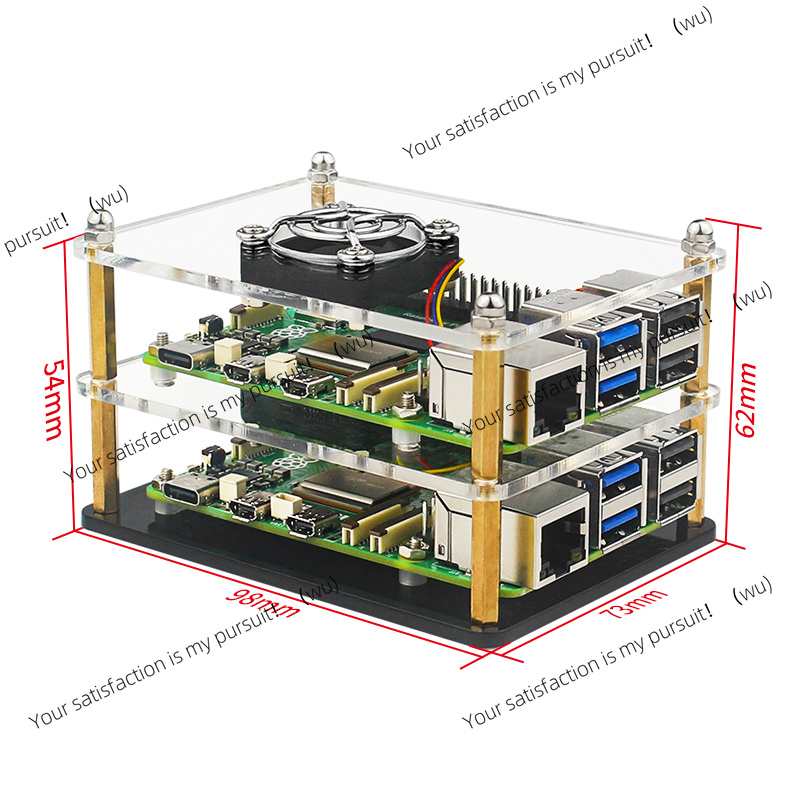 Raspberry Pi 5 Acrylic Case Tr - Diy Electronics Raspberry Pi 리뷰 및 가격