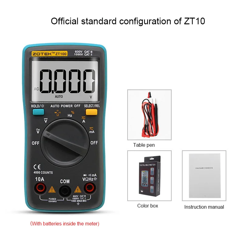 【Hot】ZOTEK ZT100 Digital Multi - Multimeter Digital 리뷰 및 가격