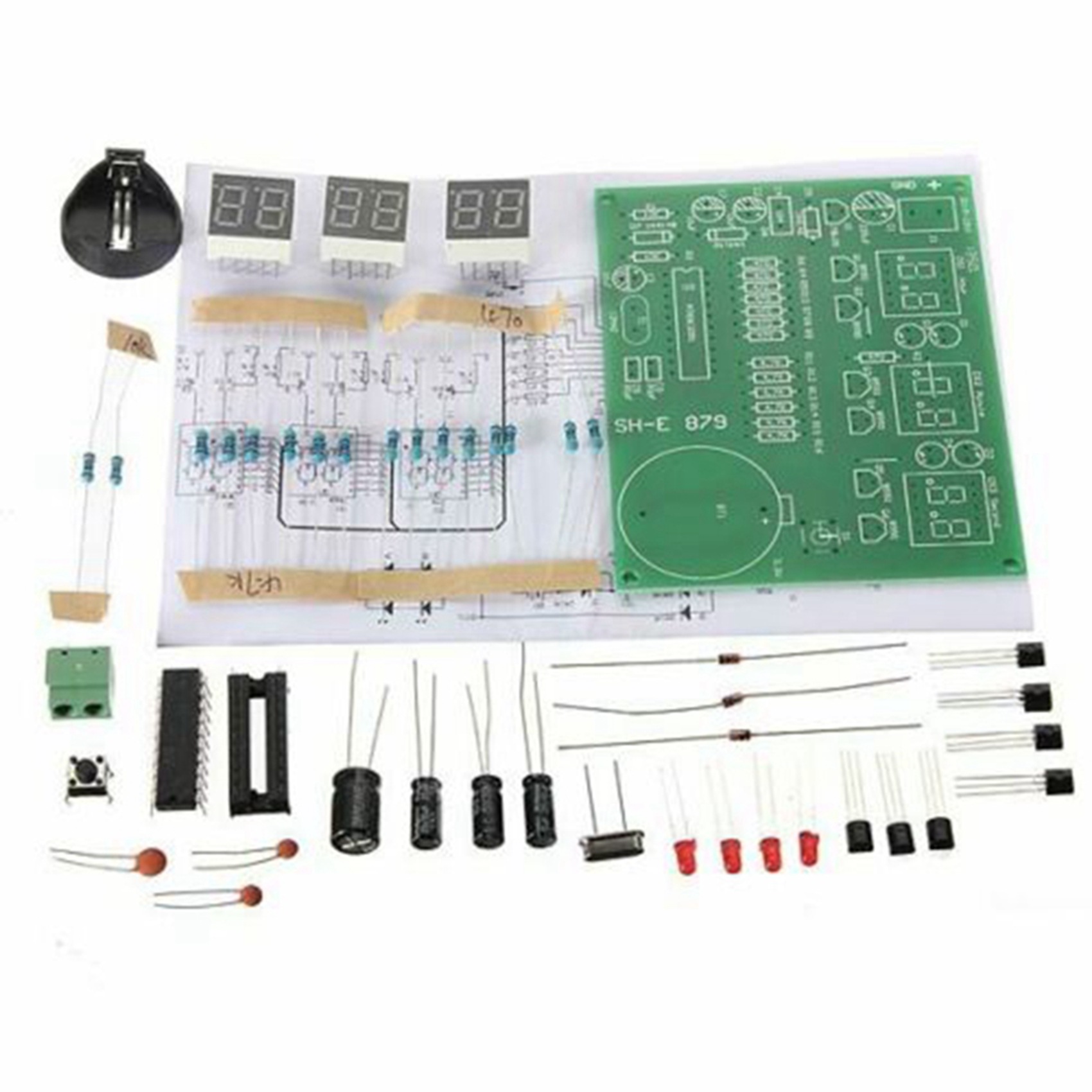 A37T-3 Set AT89C2051 6 Digital - Diy Electronics Flux 리뷰 및 가격