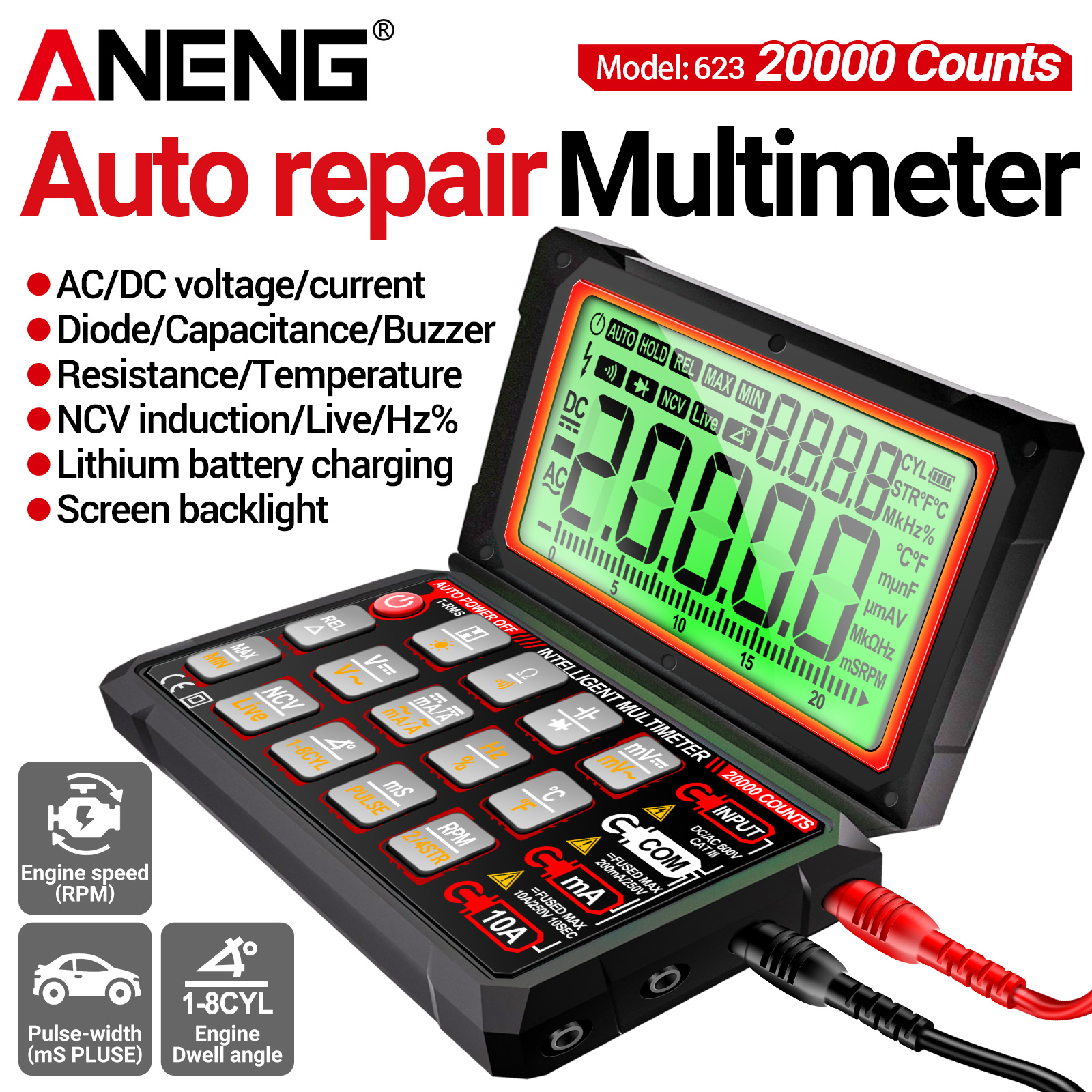 ANENG 623 Multifunctional Digi - Multimeter Digital 리뷰 및 가격