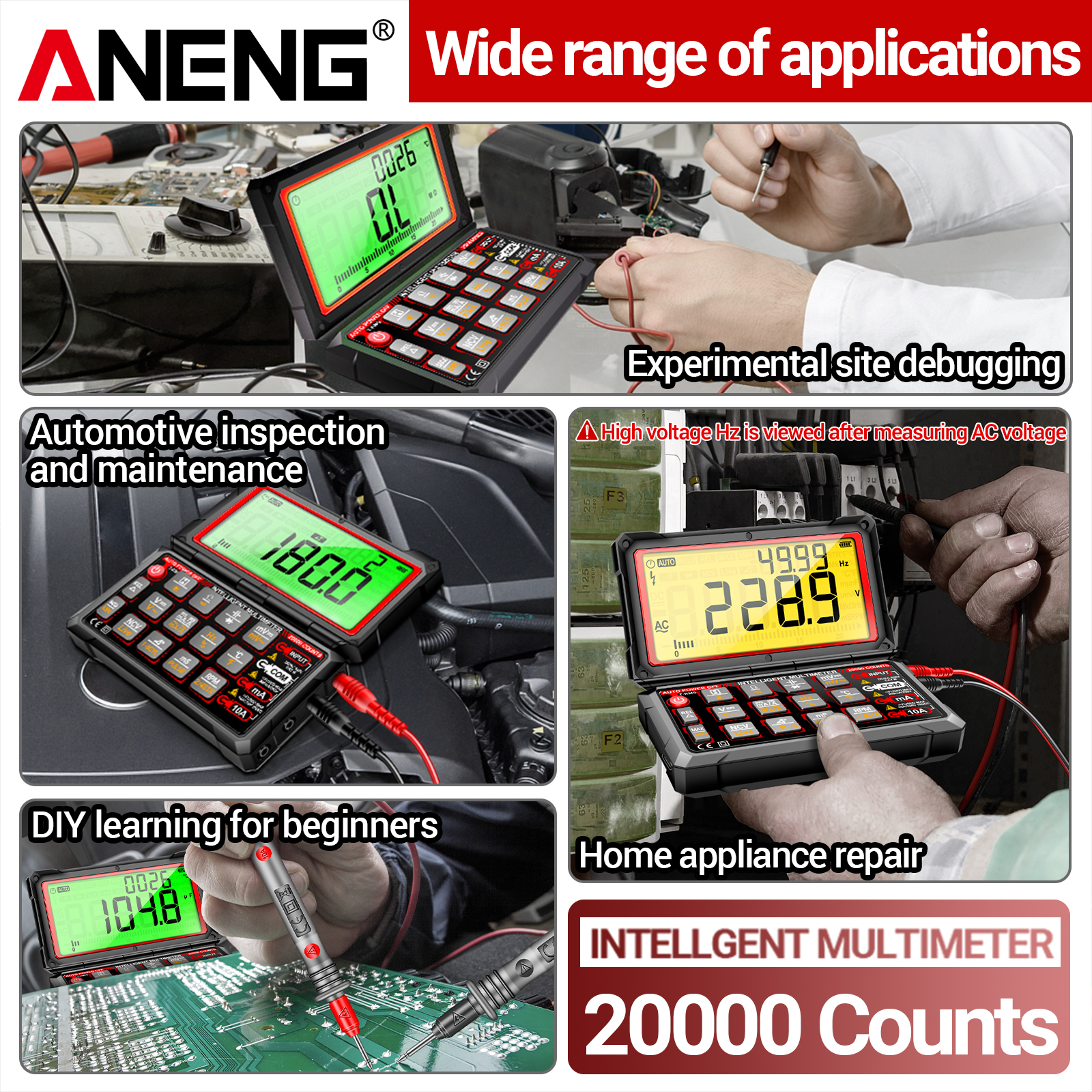 ANENG 623 Multifunctional Digi - Multimeter Digital 리뷰 및 가격