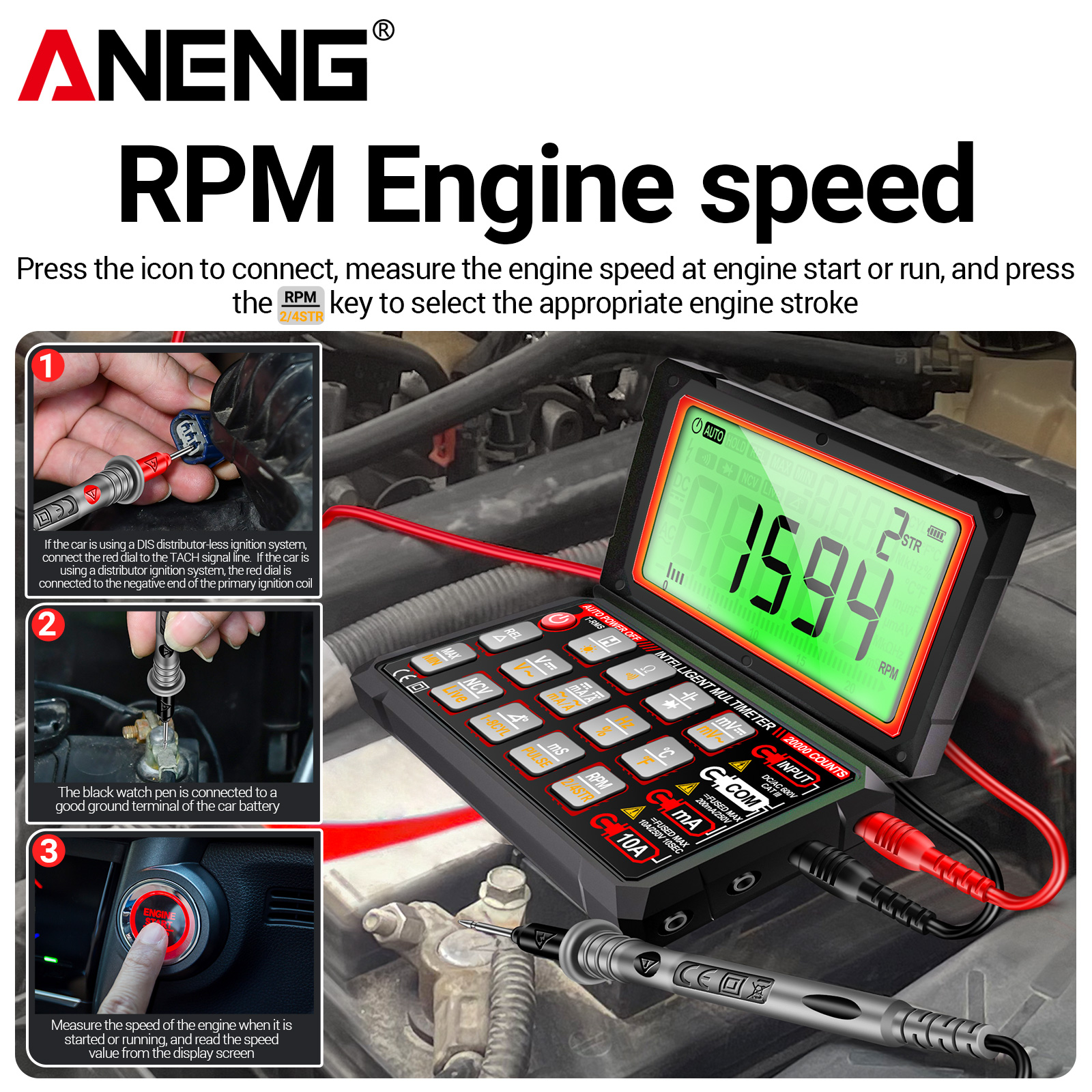 ANENG 623 Multifunctional Digi - Multimeter Digital 리뷰 및 가격