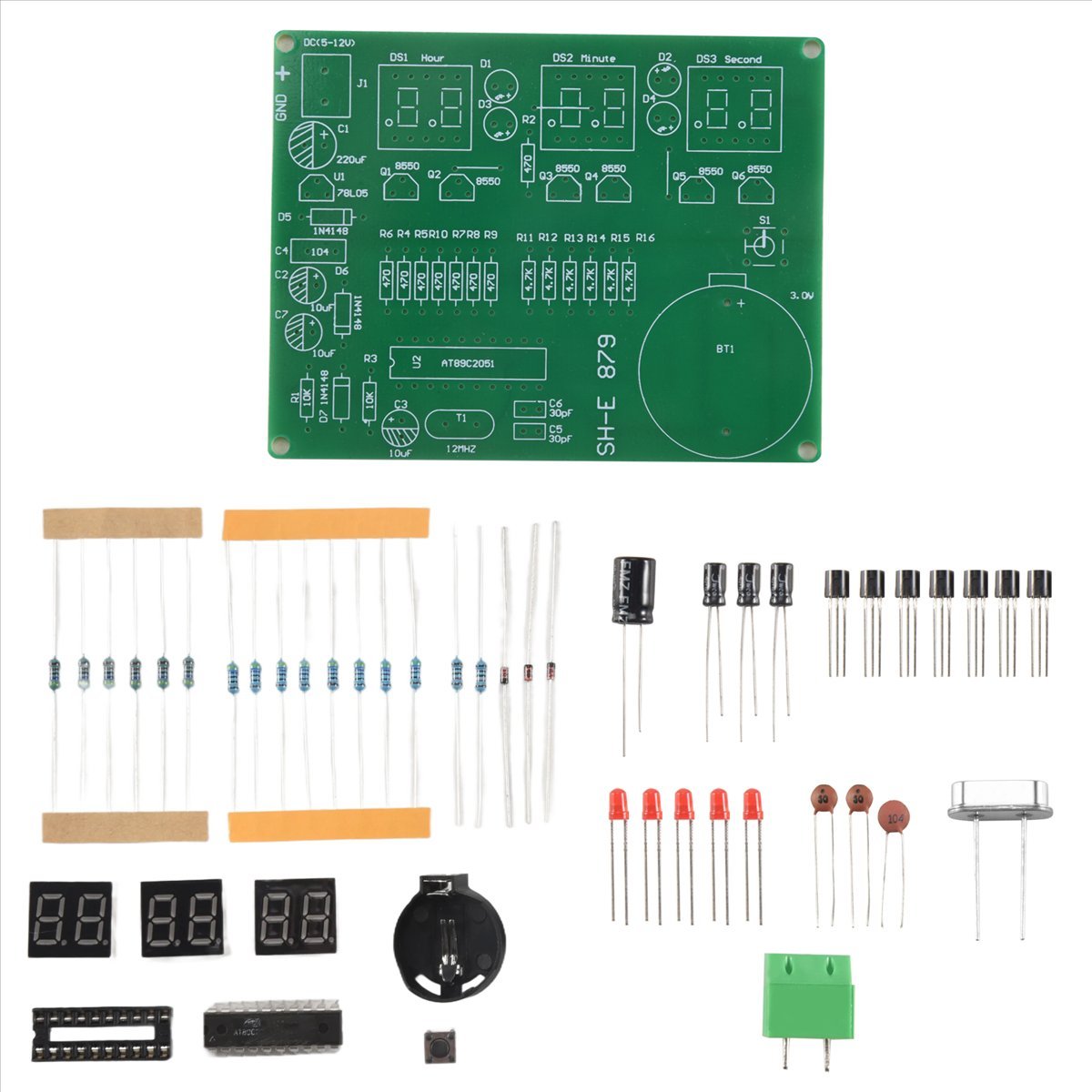 A003 AT89C2051 6 Digital LED D - Diy Electronics Flux 리뷰 및 가격