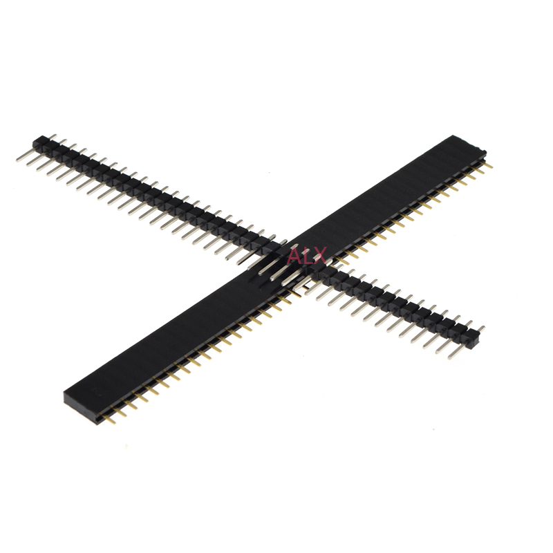 5/10Pcs 2.54mm 40 Pin 1x40 2X4 - Male Female Header Pin 리뷰 및 가격