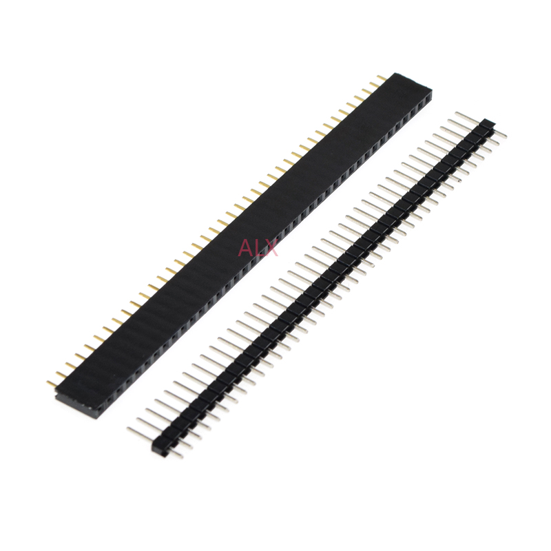 5/10Pcs 2.54mm 40 Pin 1x40 2X4 - Male Female Header Pin 리뷰 및 가격