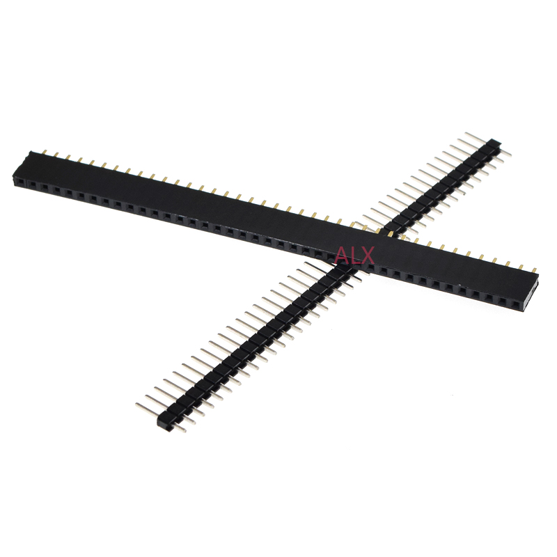 5/10Pcs 2.54mm 40 Pin 1x40 2X4 - Male Female Header Pin 리뷰 및 가격