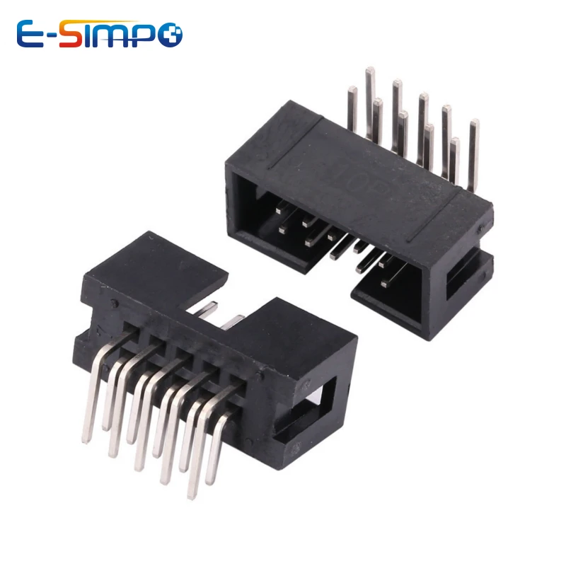 10pcs DC3 2.54mm DIP RA Right  - Male Female Header Pin 리뷰 및 가격