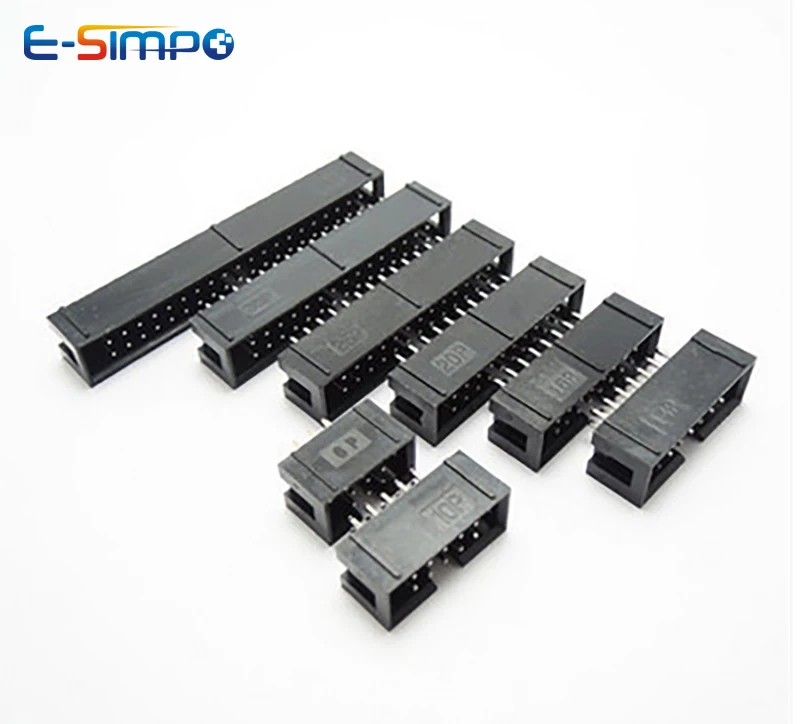 10pcs DC3 2.54mm DIP RA Right  - Male Female Header Pin 리뷰 및 가격
