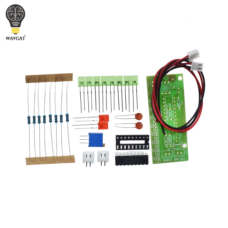 LM3915 DC 9V-12V 10 LED Sound  - Diy Electronics Audio 리뷰 및 가격