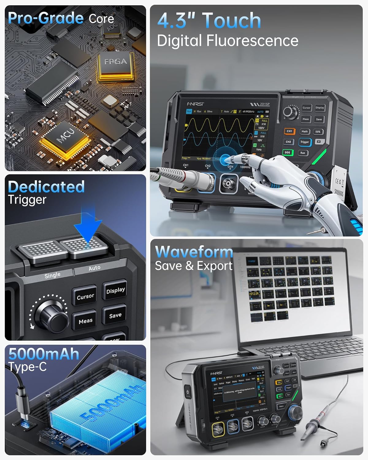 100MHz 3-in-1 Digital Oscillos - Multimeter Digital 리뷰 및 가격