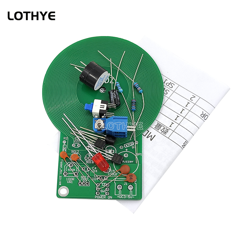 DC 3V-5V Metal Detector Kit DI - Diy Electronics For Beginners 리뷰 및 가격