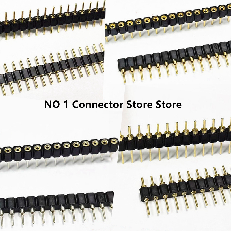 1PCS 2.54mm Pitch Round Hole M - Male Female Header Pin 리뷰 및 가격