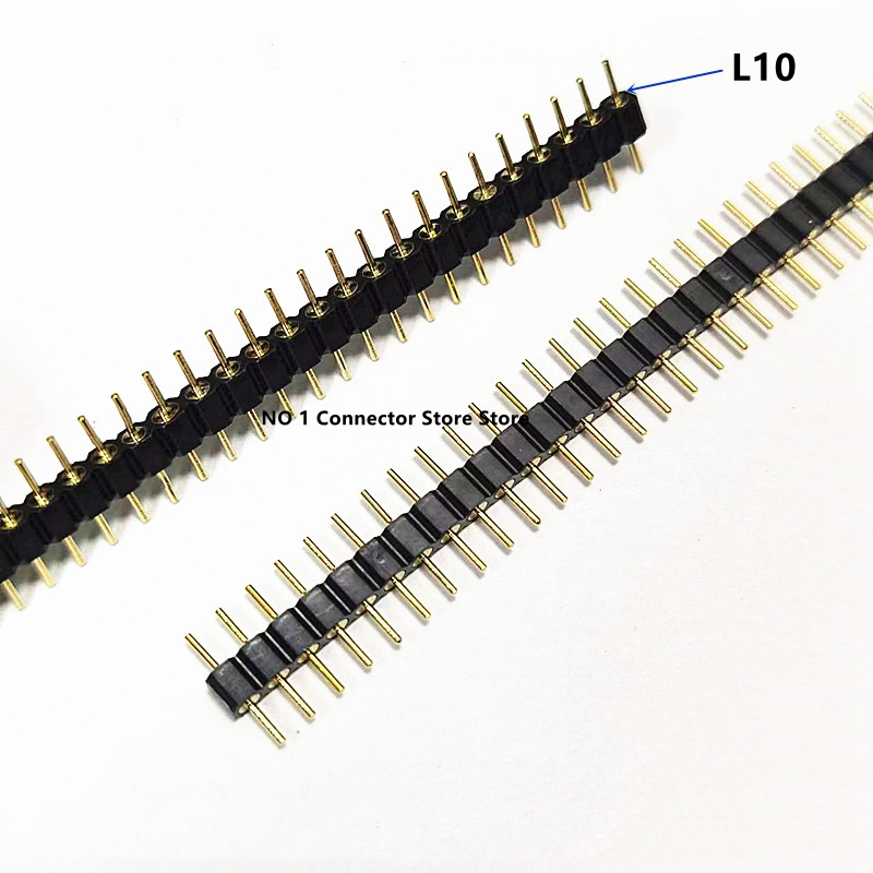 1PCS 2.54mm Pitch Round Hole M - Male Female Header Pin 리뷰 및 가격