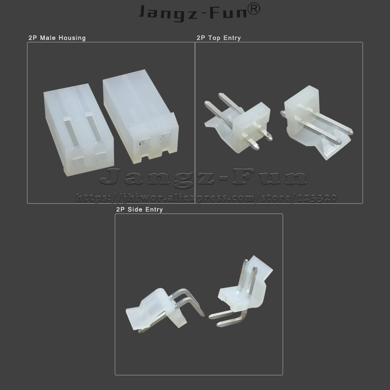 50pcs 2P CH 3.96 Plug 3.96mm M - Male Female Header Pin 리뷰 및 가격