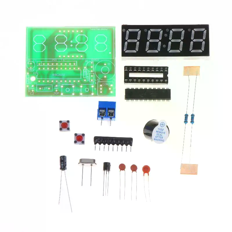 DIY Digital LED Clock Kit 4 Di - Diy Electronics Workshop 리뷰 및 가격