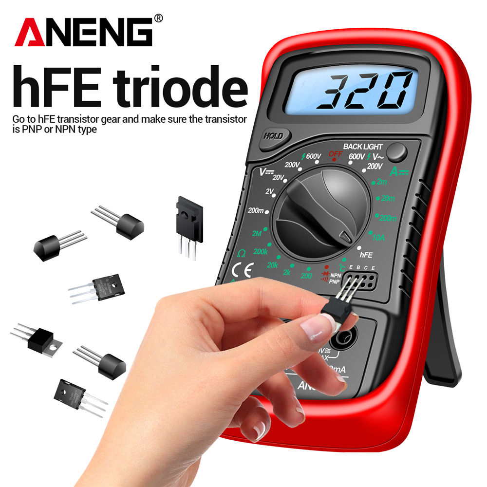 Multimeter hFE Triode Test  AN - Multimeter Digital 리뷰 및 가격