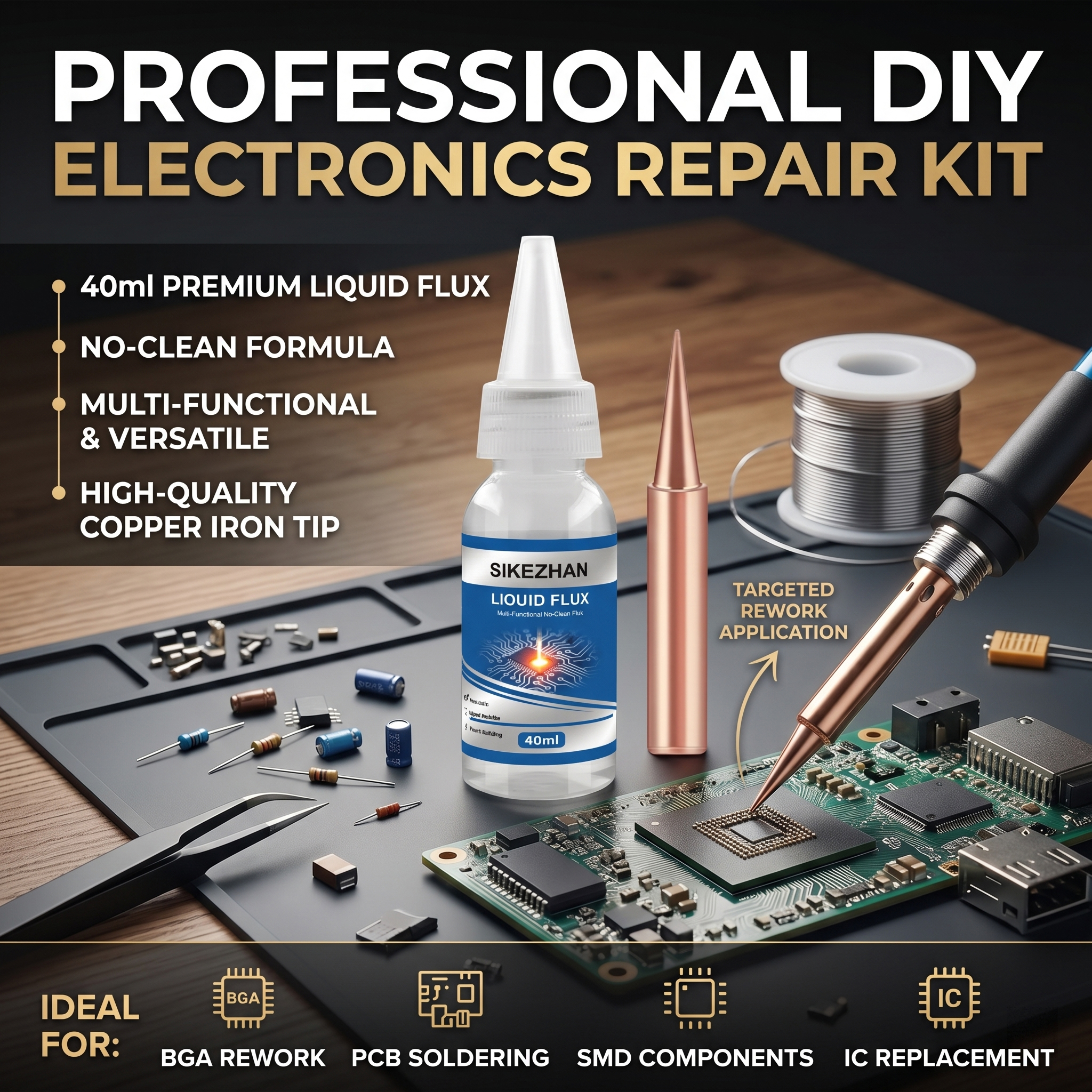 40ml Multi-Purpose Liquid Flux - Diy Electronics Flux 리뷰 및 가격
