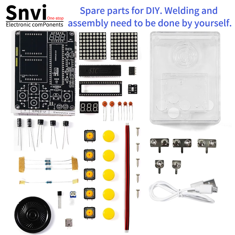 Snvi DIY Pixel Game Console Ki - Diy Electronics For Kids 리뷰 및 가격