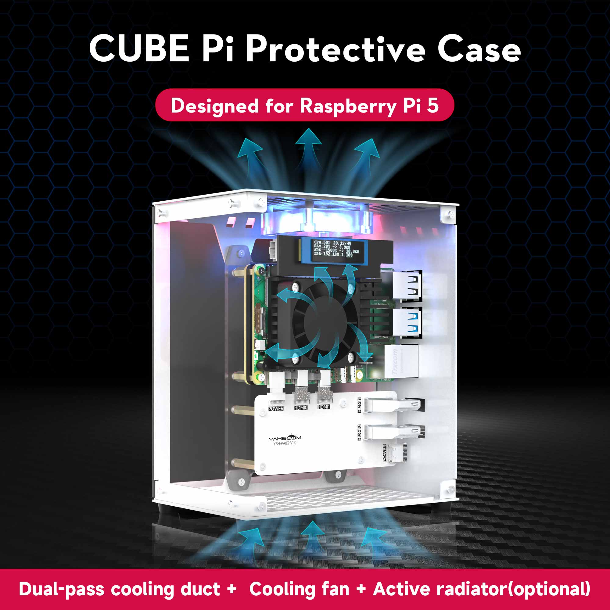 Raspberry Pi 5 Case Protective - Diy Electronics Raspberry Pi 리뷰 및 가격