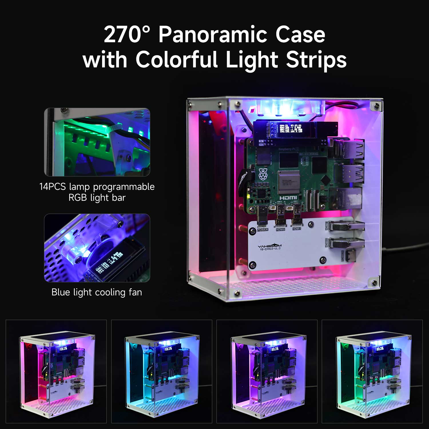 Raspberry Pi 5 Case Protective - Diy Electronics Raspberry Pi 리뷰 및 가격
