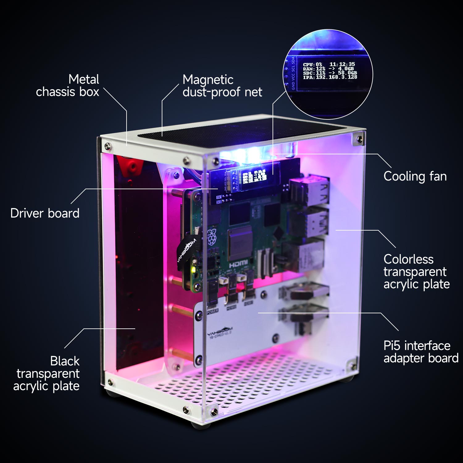 Raspberry Pi 5 Case Protective - Diy Electronics Raspberry Pi 리뷰 및 가격