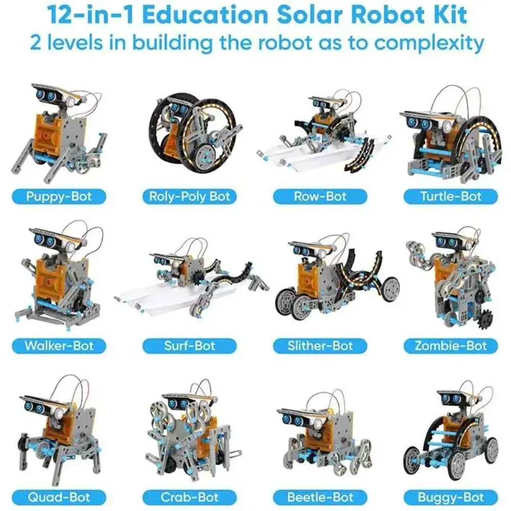 13 in 1 Solar Powered Robot Sc - Diy Electronics For Kids 리뷰 및 가격